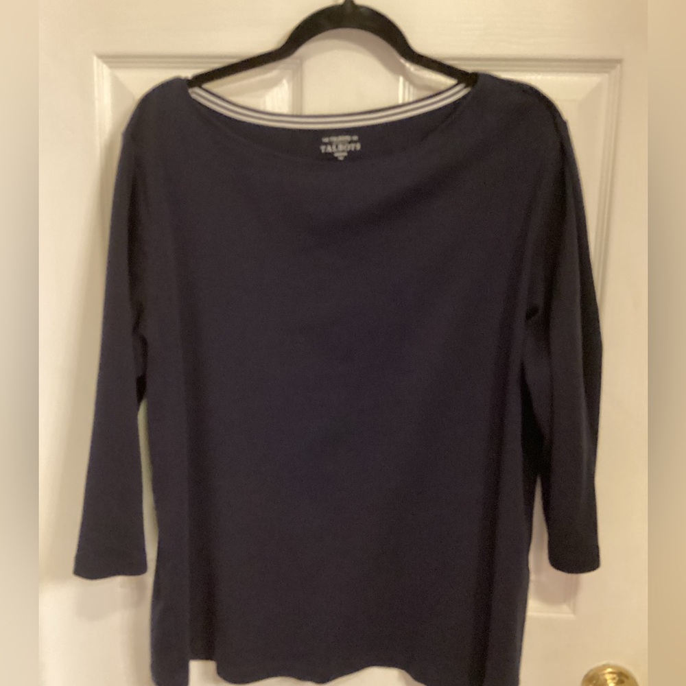 Talbots Dark Blue Long Sleeve Tee